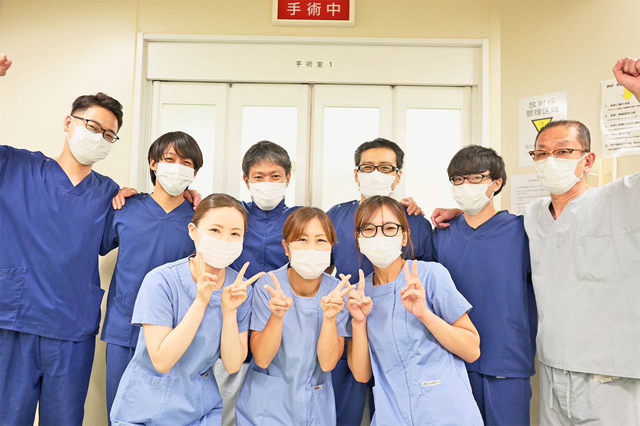 手術室スタッフ集合写真